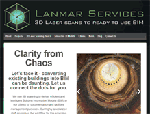 Tablet Screenshot of lanmarservices.com